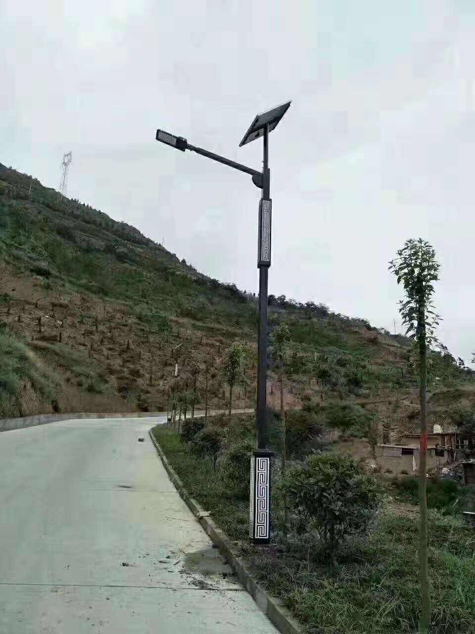策勒县仿古太阳能路灯